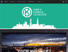 Tablet Screenshot of kingschurchleicester.org